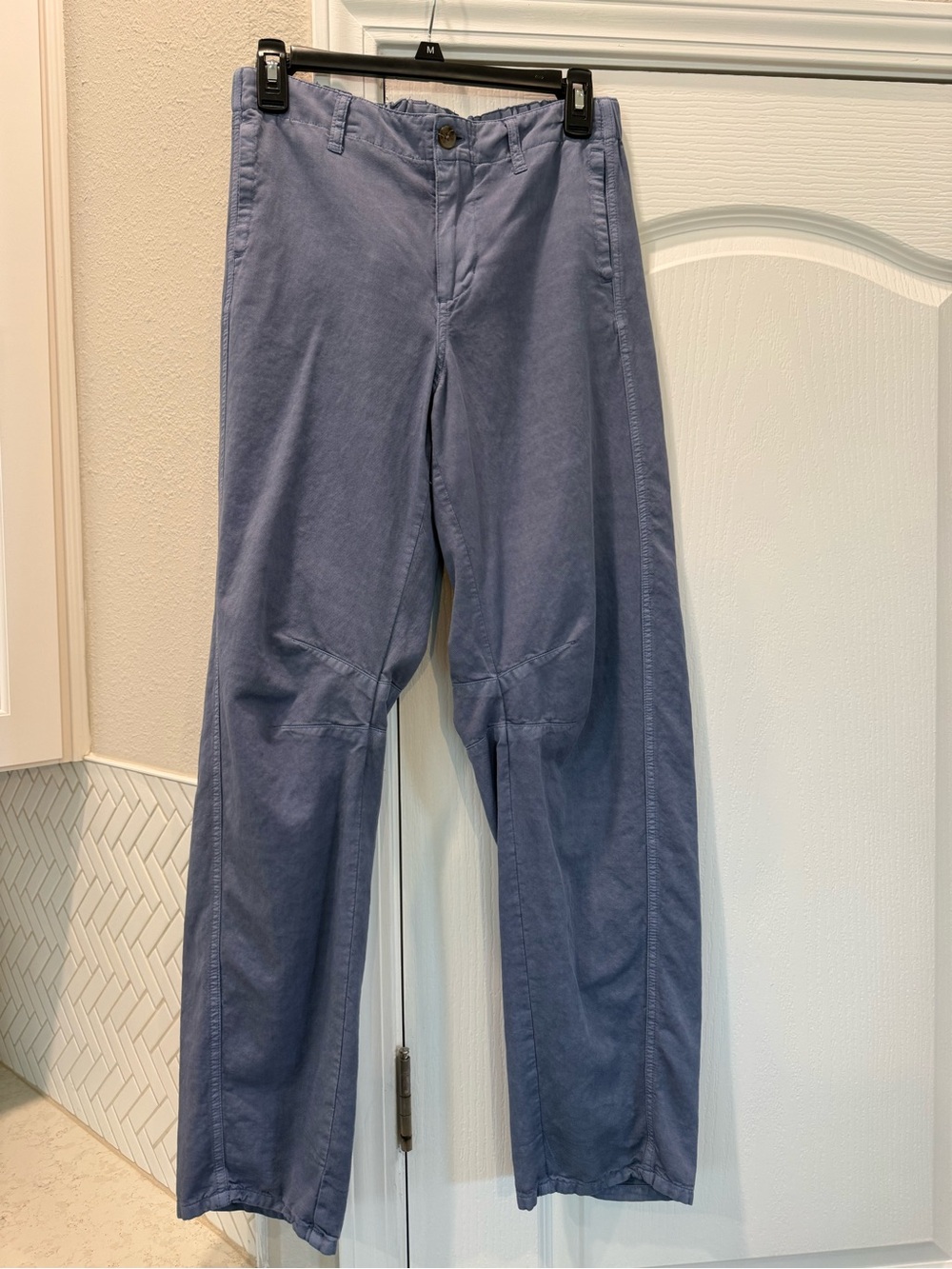Women’s Universal Thread Barrel-Leg Pants in Dusty Blue